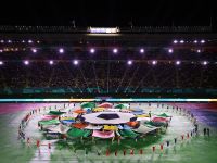 Con un show de música y fuegos artificiales, se inauguró el Mundial Femenino