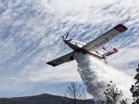 Nación suma 60 brigadistas y un avión observador para combatir el incendio en el Parque Nacional Los Alerces