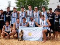 Con rionegrinos en el equipo Argentina clasificó al Mundial Beach handball