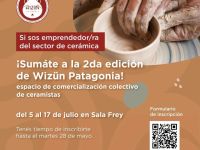 Invitan a emprendimientos locales de ceramistas a participar de la segunda edición WIZÜN