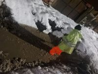 Las Delegaciones Municipales trabajaron toda la noche durante la nevada