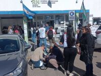 UnTER desmintió las acusaciones de violencia en las manifestaciones en el Ministerio de Educación