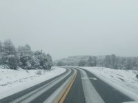 RN40 entre Bariloche y El Bolsón: tramos con hielo y banquinas nevadas