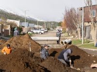 El Municipio avanza en la construcción de un pluvial en el barrio 130 Viviendas