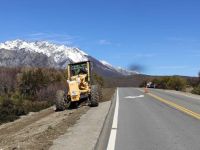 Avanzan los trabajos de conservación en la Ruta 40 entre Bariloche y El Bolsón