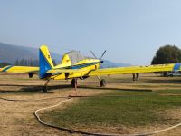 El Bolsón: suman helicópteros y un avión hidrante para combatir el fuego