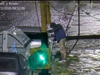 Lo vieron por las cámaras intentando abrir un auto y lo detuvieron antes de que robara