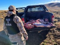 Brigada Rural decomisó un vacuno faenado y sin certificación SENASA en la Ruta 80 