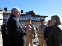 Cortés le pidió a Monteoliva refuerzo en los accesos y más apoyo contra los incendios en Bariloche