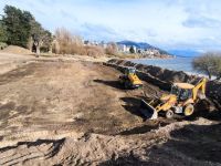 El Natatorio Municipal de Bariloche avanza en Playa Centenario con una pileta olímpica de 50 metros