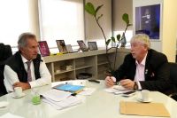 Scioli y Cortés anunciaron descuentos para egresados, obras en el Puerto y el Centro de Convenciones