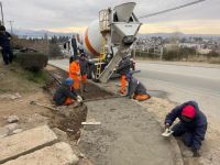 El Municipio empezó a hormigonar la vereda de Pasaje Gutiérrez entre Brown y Puyehue