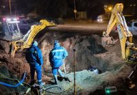 Bariloche: Aguas Rionegrinas normalizó el servicio de agua tras reparar el acueducto Pilar-Frutillar