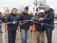 Cortés y Weretilneck inauguraron la primera etapa de la Colectora Sur