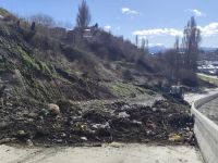 El Municipio interviene tras un desprendimiento en la Barda del Ñireco