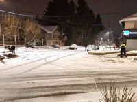 Cortes preventivos en distintas calles de Bariloche por nieve y hielo