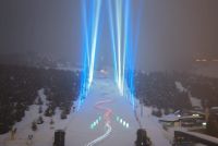 La Bajada de Antorchas abrió la Fiesta Nacional de la Nieve en el Catedral