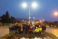 La CEB inauguró el nuevo alumbrado LED de la avenida Wiederhold