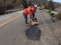 Bacheo en frío en la Ruta 40: los tramos que se están reparando