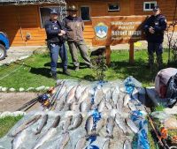 A días de abrir la temporada, controles de pesca en la Ruta 40 y 237